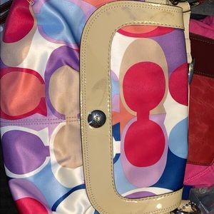 Colorful Coach purse
